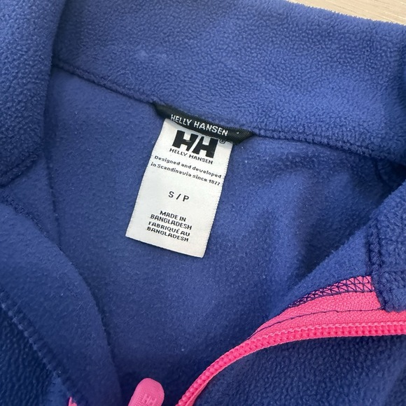 Helly Hansen 1/4 zip fleece pullover top womens small Purple Polartec base layer - Picture 4 of 9